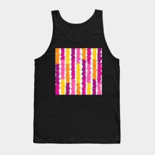 Abstract Lines Of Bright Summer Colors Tank Top